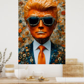 Het Oranje Man Poster (Keuken)