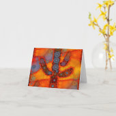 Het oranje Paarse Zuidwestelijke Mozaïek van de Kaart (Gele Bloem)