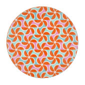 Het Oranje Patroon van de Wand van de Retro Snijplank (Voorkant)