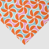 Het Oranje Patroon van de Wand van de Retro Tissuepapier (Detail)