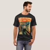Het Oranje schilderij van de Schroefkunst T-shirt (Voorkant volledig)