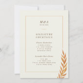 Het Oranje Van de Tak van het Valle Band Menu van  (Voorkant)