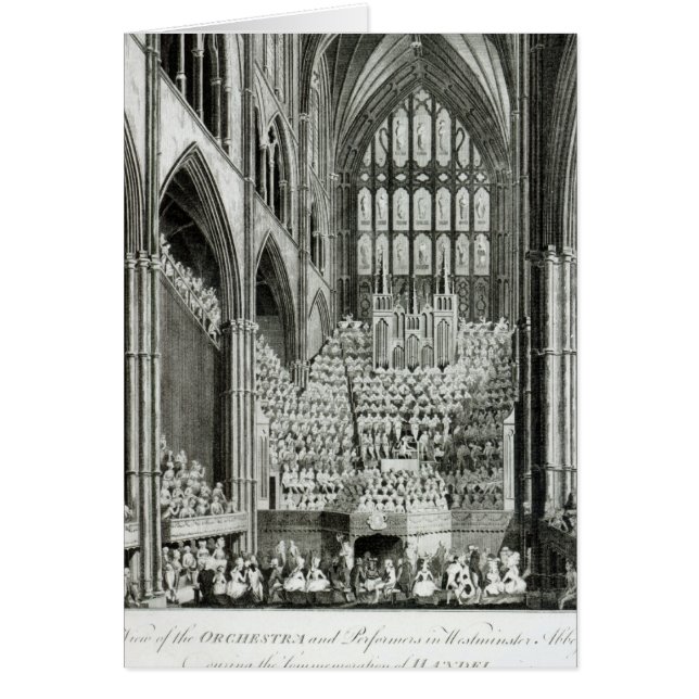 Het Orchestra en de uitvoerende kunstenaars in Wes (Voorkant)