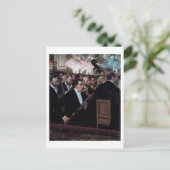 Het Orchestra van de Opera, Edgar Degas Briefkaart (Staand voorkant)