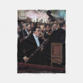 Het Orchestra van de Opera, Edgar Degas Fleece Deken (Voorkant)