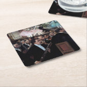 Het Orchestra van de Opera, Edgar Degas Kartonnen Onderzetters (Schuin)