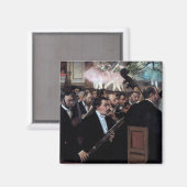 Het Orchestra van de Opera, Edgar Degas Magneet (Voorkant / Achterkant)