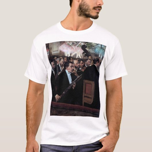 Het Orchestra van de Opera, Edgar Degas T-shirt (Voorkant)