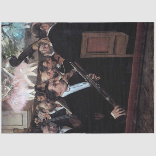 Het Orchestra van de Opera, Edgar Degas Tissuepapier (Voorkant)