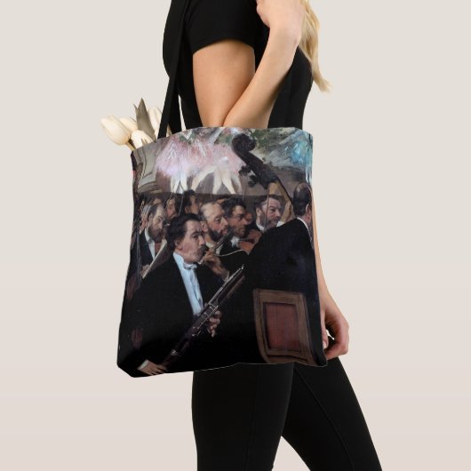 Het Orchestra van de Opera, Edgar Degas Tote Bag (Dichtbij)