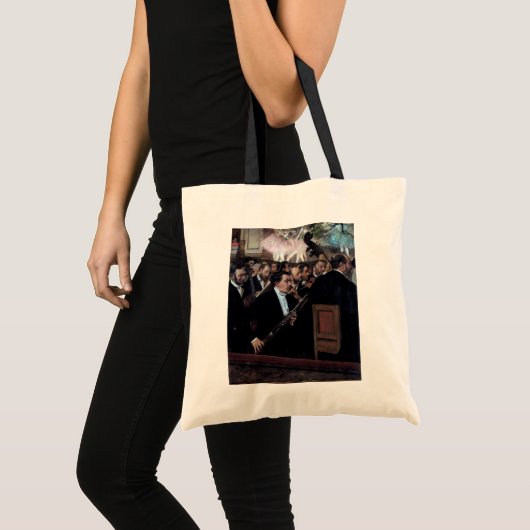 Het Orchestra van de Opera, Edgar Degas Tote Bag (Voorkant (product))