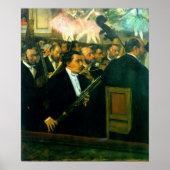 Het Orchestra van de Opera Poster (Voorkant)