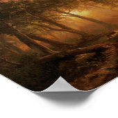 Het Oregon-spoor Poster (Hoek)