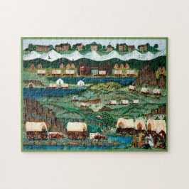 Het oregon Trail Puzzle Legpuzzel