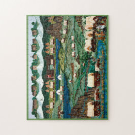 Het oregon Trail Puzzle Legpuzzel