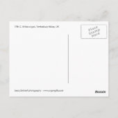 Het orgaan van de Abdij van Tewkesbury, Brits Briefkaart (Achterkant)