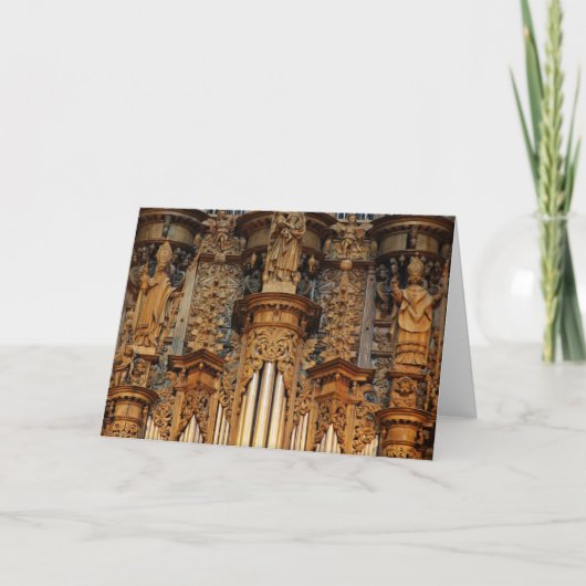 Het orgaan van de Kathedraal van Rodez Kaart (Voorkant)