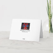 Het orgaan van de pijp in Stadtkirche, Kerstkaart Feestdagen Kaart (Achterkant)