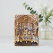 Het orgaanbriefkaart van de Kathedraal van Briefkaart (Staand voorkant)
