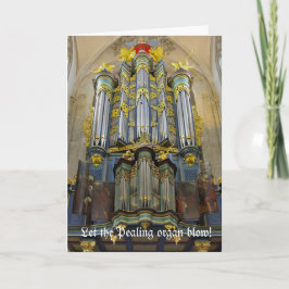 Het orgaanKerstkaart van Pealing - Breda Feestdagen Kaart
