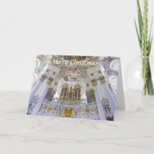 Het orgaanKerstkaart van Wieskirche Feestdagen Kaart