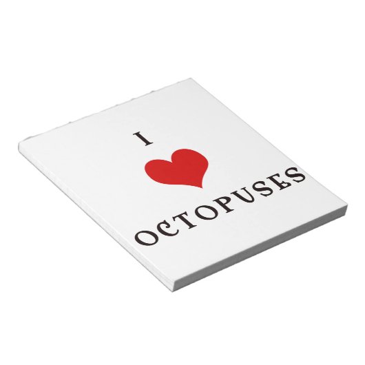 Het origineel is octopus notitieblok (Schuin)