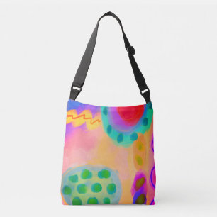 Het originele Abstracte Schilderen Crossbody Tas