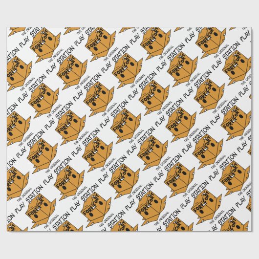 Het originele afspeelstation cadeaupapier (Vlak)