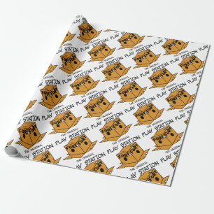 Het originele afspeelstation cadeaupapier