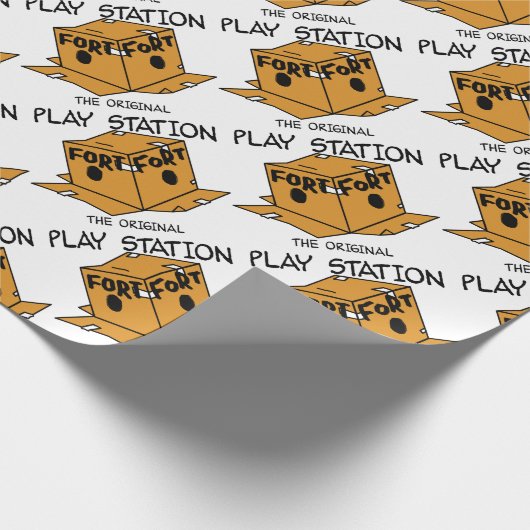 Het originele afspeelstation cadeaupapier (Hoek)