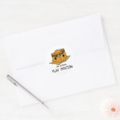 Het originele afspeelstation ronde sticker (Envelop)