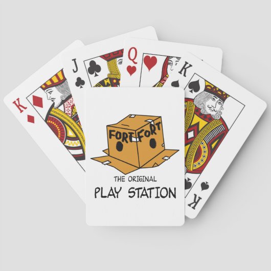 Het originele afspeelstation speelkaarten (Achterkant)