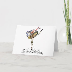 Het originele Ballet van het Meer van de Zwaan Kaart