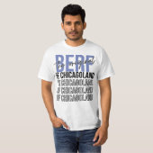 Het originele bier van Chicagoland Grappige afdruk T-shirt (Voorkant volledig)