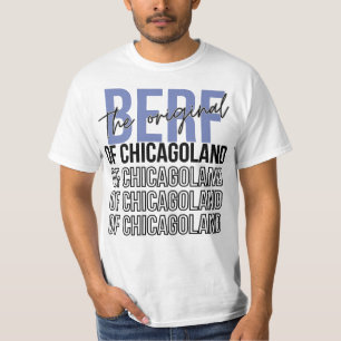 Het originele bier van Chicagoland Grappige afdruk T-shirt