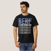 Het originele bier van Chicagoland Grappige afdruk T-shirt (Voorkant volledig)