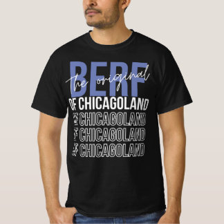 Het originele bier van Chicagoland Grappige afdruk T-shirt
