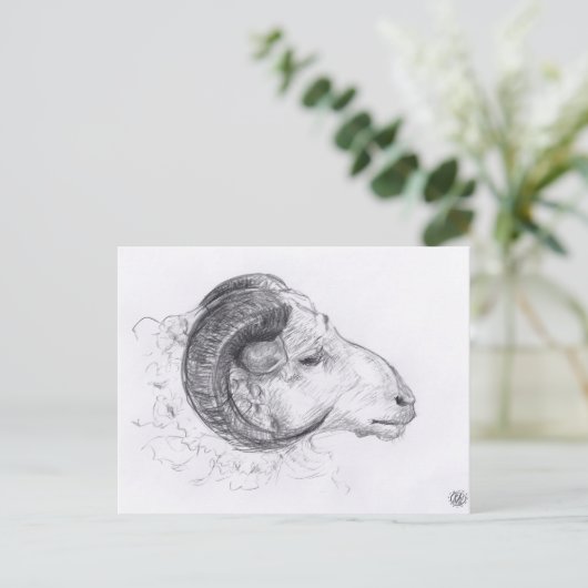 Het Originele Briefkaart van de Tekening van de RA (Staand voorkant)