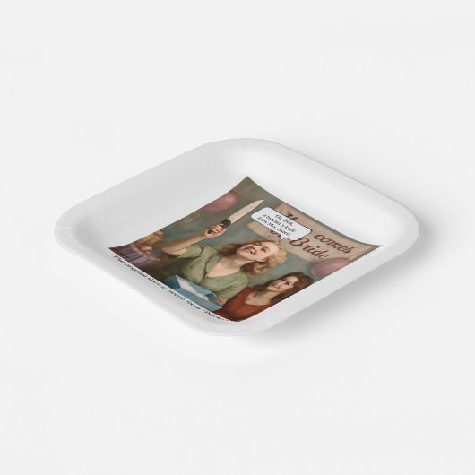 Het originele douchescène uit Psycho. Papieren Bordje (Gebogen)