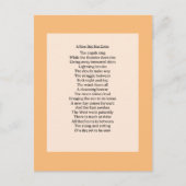 Het originele Gedicht van de Natuur Feestdagenkaart (Voorkant)