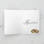 Het Originele Gedicht van het Huwelijk van het Kaart (Binnen)