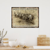 Het originele grenspatrouille van Amerika Poster (Keuken)