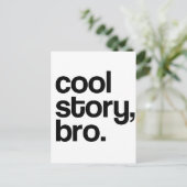 HET ORIGINELE KOOLVERHAAL BRO BRIEFKAART (Staand voorkant)