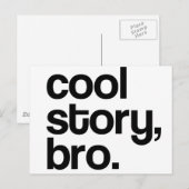 HET ORIGINELE KOOLVERHAAL BRO BRIEFKAART (Voorkant / Achterkant)