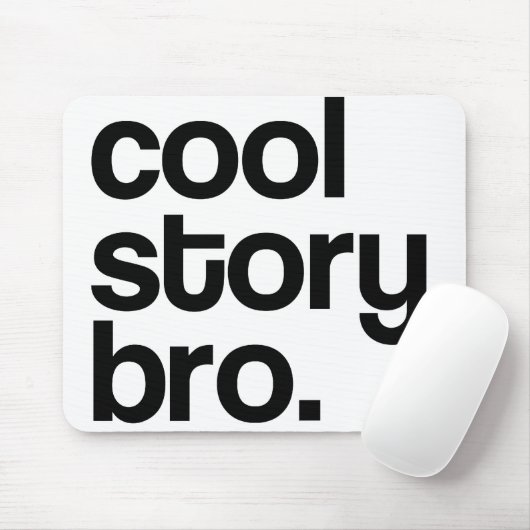 HET ORIGINELE KOOLVERHAAL BRO MOUSEPAD MUISMAT (Met muis)