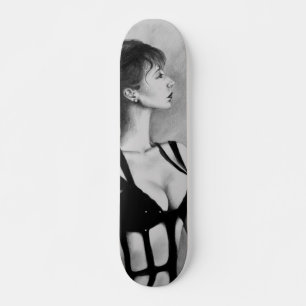 Het originele kunstschilderij van Dame treksel Ska Persoonlijk Skateboard