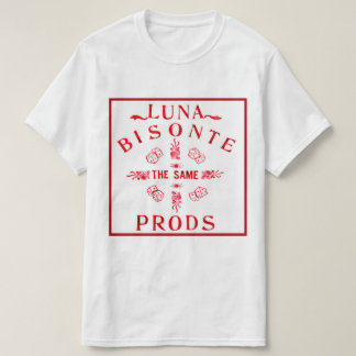 Het originele ontwerp van de logo van Luna Bisonte T-shirt