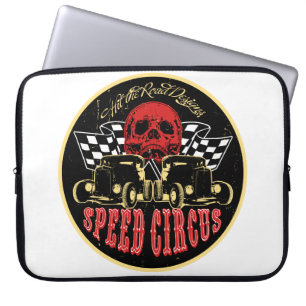 Het originele ontwerp van de snelheid Circus Laptop Sleeve