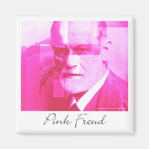 Het originele roze Freud Magnet