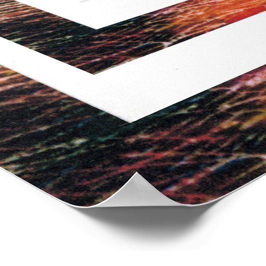 Het originele schilderij van de stijl Peter Max Poster (Hoek)